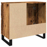 Bathroom Sink Cabinet Old Wood 65x33x60 cm Engineered Wood 857229