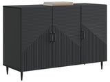 Sideboard Black 89 x 34.5 x 80 cm Engineered Wood 894876