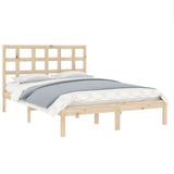 Bed Frame without Mattress 200x200 cm Solid Wood 3105490