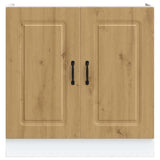 Sink Base Cabinet Kalmar Artisan Oak 80x46x81.5 cm Engineered Wood 853456