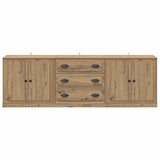 Sideboards with Drawer 3 pcs Artisan Oak 210 x 35.5 x 67.5 cm 3402648