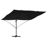 Umbrella Black 351 x 250 x 260 cm Polyester and Aluminium 42003347