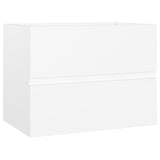 ZNTS Bathroom Furniture Set White Engineered Wood 3071675