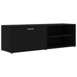 TV Cabinet Black 120x34x37 cm Engineered Wood 801153