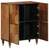 Sideboard with Shelf Brown 60 x 33 x 75 cm Solid Mango Wood 4018762