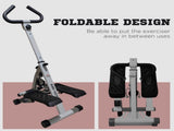 Stepper w/ Handle Hand Grip Workout Fitness Machine For Fitness Aerobic Exercise Home Gym Grey T3398P349148