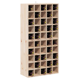 Wine Rack 2 pcs Natural 56 x 25 x 56 cm Solid Pine Wood 893312