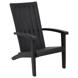 Garden Adirondack Chair Black Polypropylene 364165