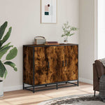 ZNTS Sideboard Smoked Oak 94x35x76 cm Engineered Wood 849006