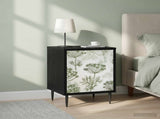 Bedside Cabinet GOTHA 2 pcs Black Oak 36 x 33 x 51 cm 8007268