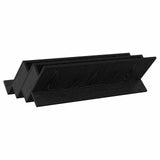Magazine Rack Black Oak 90 x 53 x 28.5 cm Engineered Wood 890889