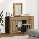 Dressing Table with Door Brown 50 x 41 x 135 cm Engineered Wood 3334262