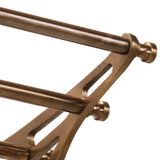 Luggage Rack with Coat Hangers Wall Mounted Aluminium 357833