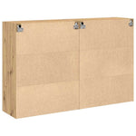 Wall Mounted Cabinet 2 pcs Artisan oak 69.5 x 34 x 90 cm 3334306