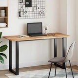 Desk Top Oil Finished 120x60x2 cm Solid Wood Acacia 3279755