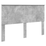 Headboard with Headboard Concrete Grey 150 cm Engineered wood 887751