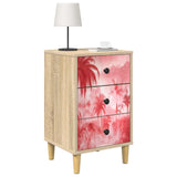 Bedside Cabinet AACHEN 2 pcs Sonoma Oak 36 x 33 x 60 cm 8007304
