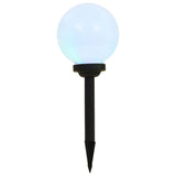 Outdoor Solar Lamps 3 pcs LED Spherical 20 cm RGB 44458