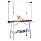 Dog Grooming Table Black and silver 171070