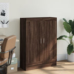 ZNTS Book Cabinet Brown Oak 82.5x30.5x115 cm Engineered Wood 833788