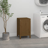 Laundry Box Honey Brown 44x44x76 cm Solid Wood Pine 823577