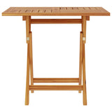 Folding Garden Table 85x85x76 cm Solid Teak Wood 47419