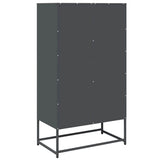 ZNTS Highboard Anthracite 68x39x123 cm Steel 853370