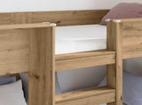 Bunk Bed for Kids Artisan Oak 80 x 200 cm Engineered Wood 3410410