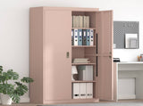 Storage Cabinet Pink 90 x 40 x 180 cm Steel 3406167