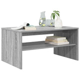 Coffee Table Grey Sonoma 80 x 50 x 40 cm Engineered Wood 8000281
