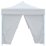 Folding Pop-up Party Tent with 8 Sidewalls 3x9 m White 48874