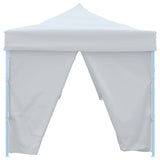 Folding Pop-up Party Tent with 8 Sidewalls 3x9 m White 48874