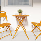 Bistro Table Mustard 55 x 55 x 72.5 cm Powder-coated Steel 42002945