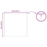 Wall Mirror Square 60 x 60 cm Tempered Glass 42023011