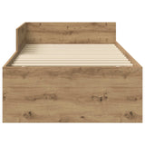 Bed Frame with Headboard Artisan Oak 80 x 200 cm 8009042