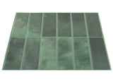 Rectangular Tile 50 pcs Dark Green 29 x 23 x 0.08 cm 42046158