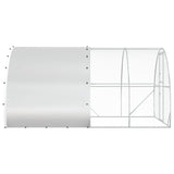Chicken Coop Silver 400 x 300 x 200 cm Galvanised Steel 3434696