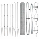 Welded Wire Fence with Spikes 10 x 1.2 m 3353345