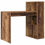 Desk with Shelf Old Wood 108 x 55 x 103.5 cm Engineered Wood 869464