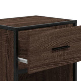 Bedside Cabinets 2 pcs Brown Oak 40x31x50 cm Engineered Wood 848693