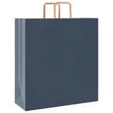 Paper Bags 250 pcs with Handles Blue 45x17x48 cm 4101933