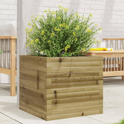 ZNTS Garden Planter 50x50x45.5 cm Impregnated Wood Pine 847247