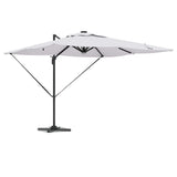 Roma Parasol Beige 286 x 284 x 270 cm Aluminium and Polyester 42003351