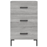 Bedside Cabinet Grey Sonoma 40x40x66 cm Engineered Wood 827666