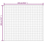 Weighted Blanket Grey 200x230 cm 9 kg Fabric 3154786