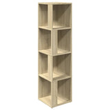 Corner Cabinet Sonoma Oak 33x33x132 cm Engineered Wood 809038