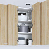 Hanging Cabinet Sonoma Oak and White 57 x 57 x 80 cm 884292