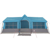 Family Tent with Roof Blue and Grey 622 x 295 x 238 cm 4100701