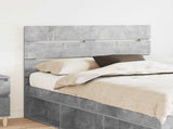 Headboard Concrete Grey Engineered Wood 887548