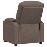 Recliner Chair Taupe Fabric 348078